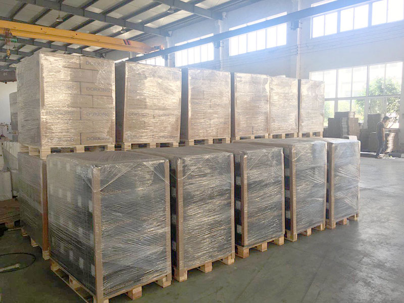 packaged and loading container